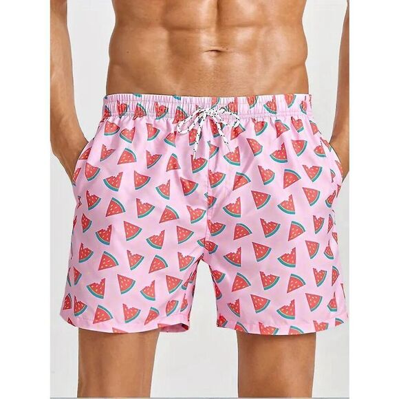✨Happy Hour Watermelon Swim Sz Medium Trunks✨ - Picture 7 of 7